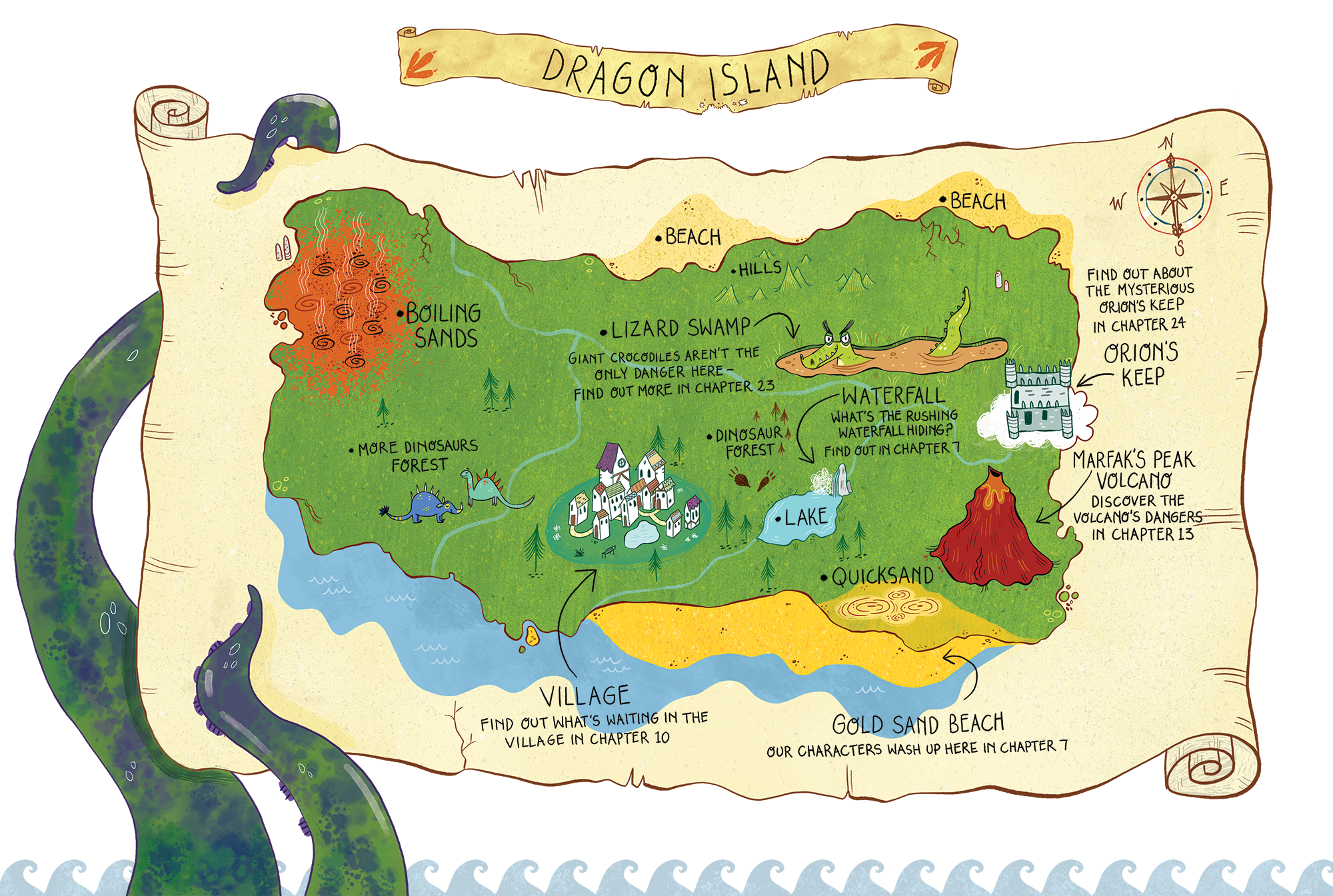 dragon city jungle island map